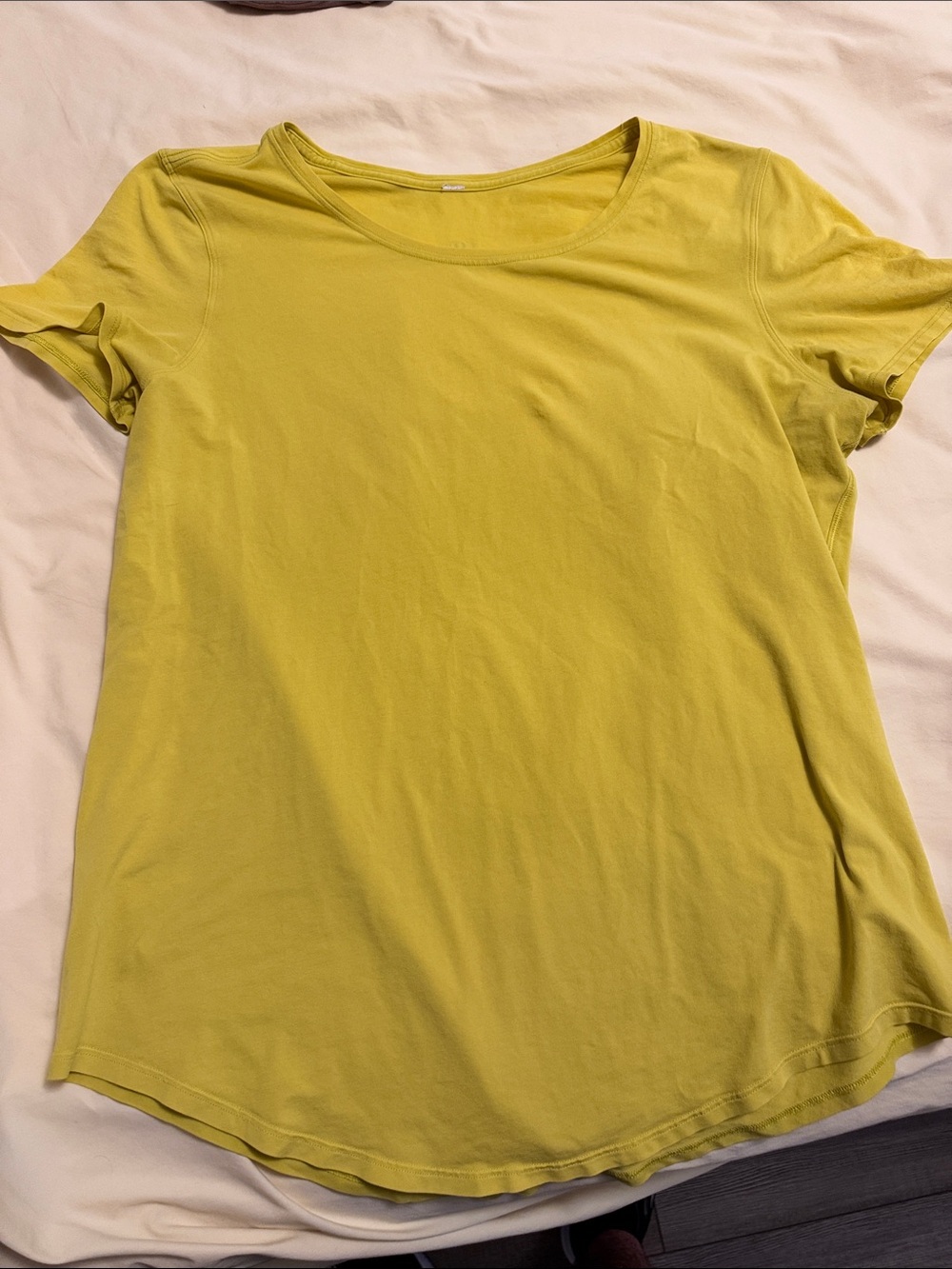 Lululemon Womens Love Crew Neck T-Shirt - Marigold - Picture 1 of 2